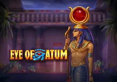 Eye of Atum speelscherm met Egyptische thema's